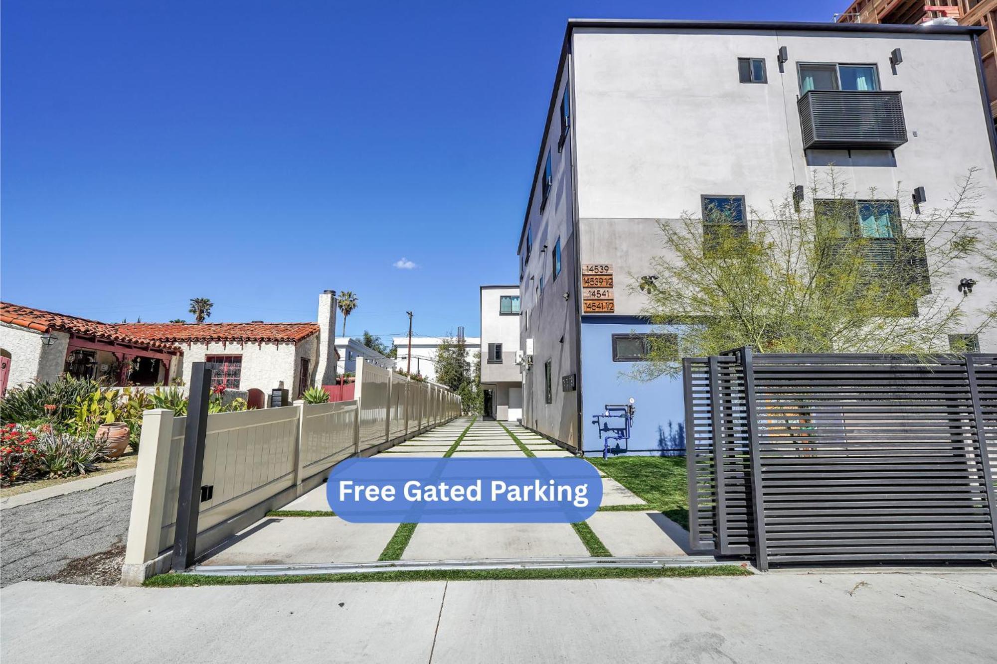Luxurious Townhome W/3 Master Suites Gated Parking Los Angeles Esterno foto