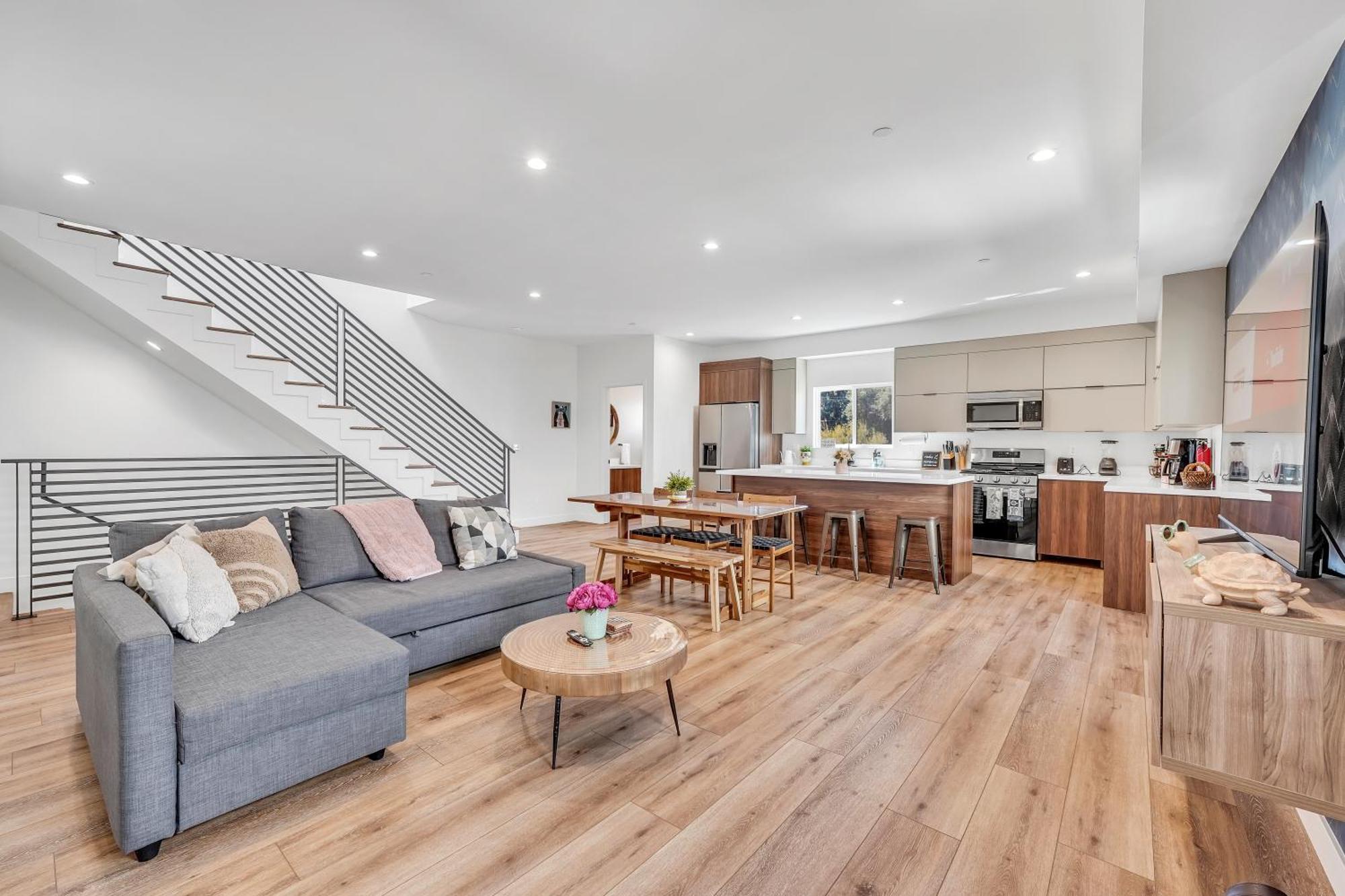 Luxurious Townhome W/3 Master Suites Gated Parking Los Angeles Esterno foto