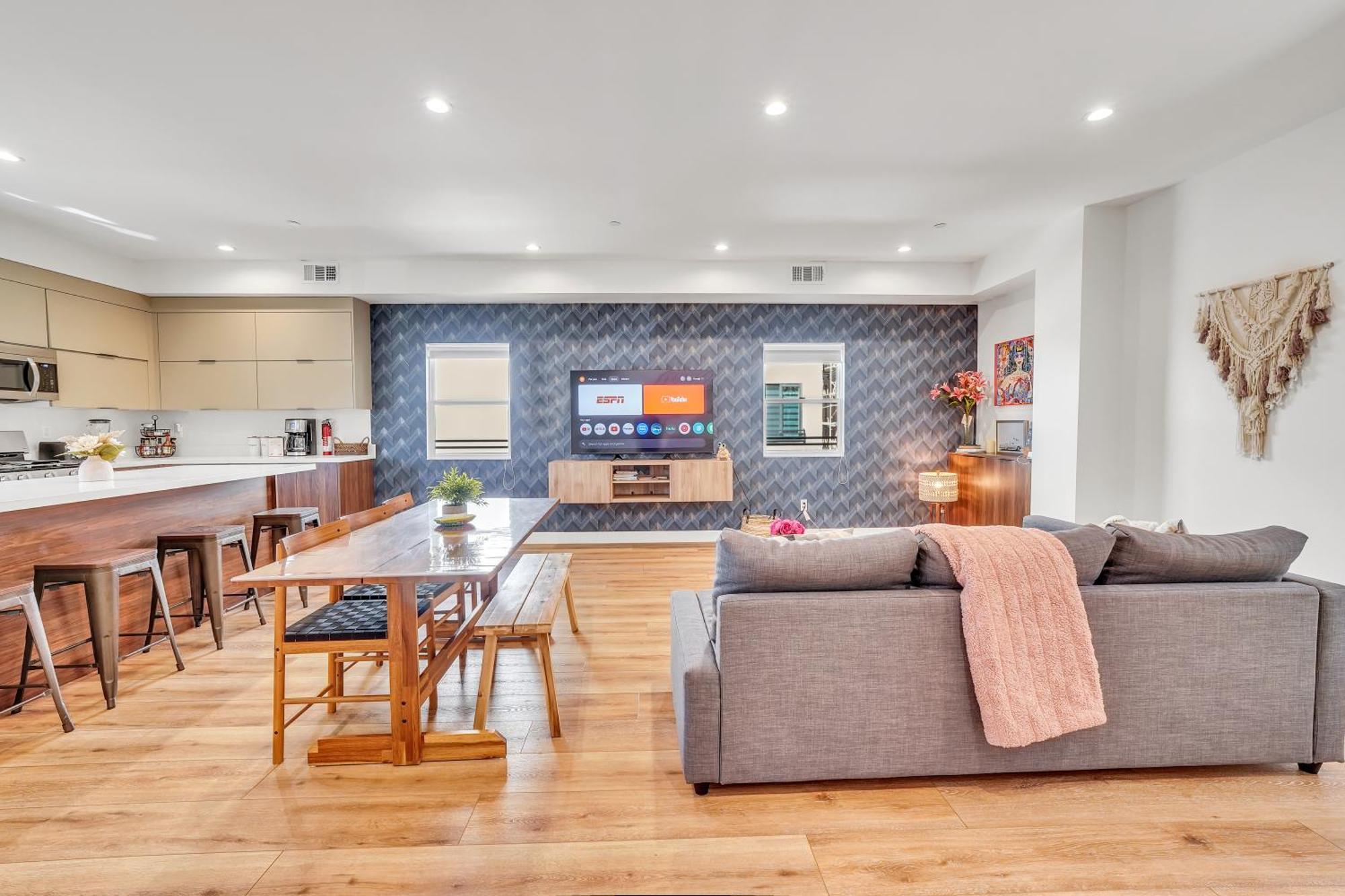 Luxurious Townhome W/3 Master Suites Gated Parking Los Angeles Esterno foto